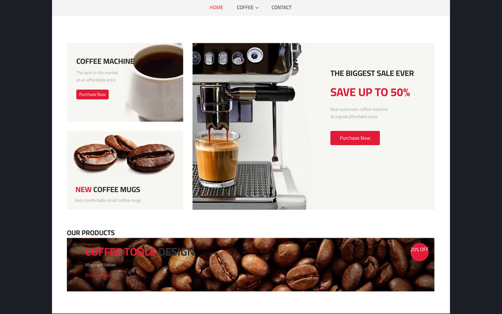 e-commerce store